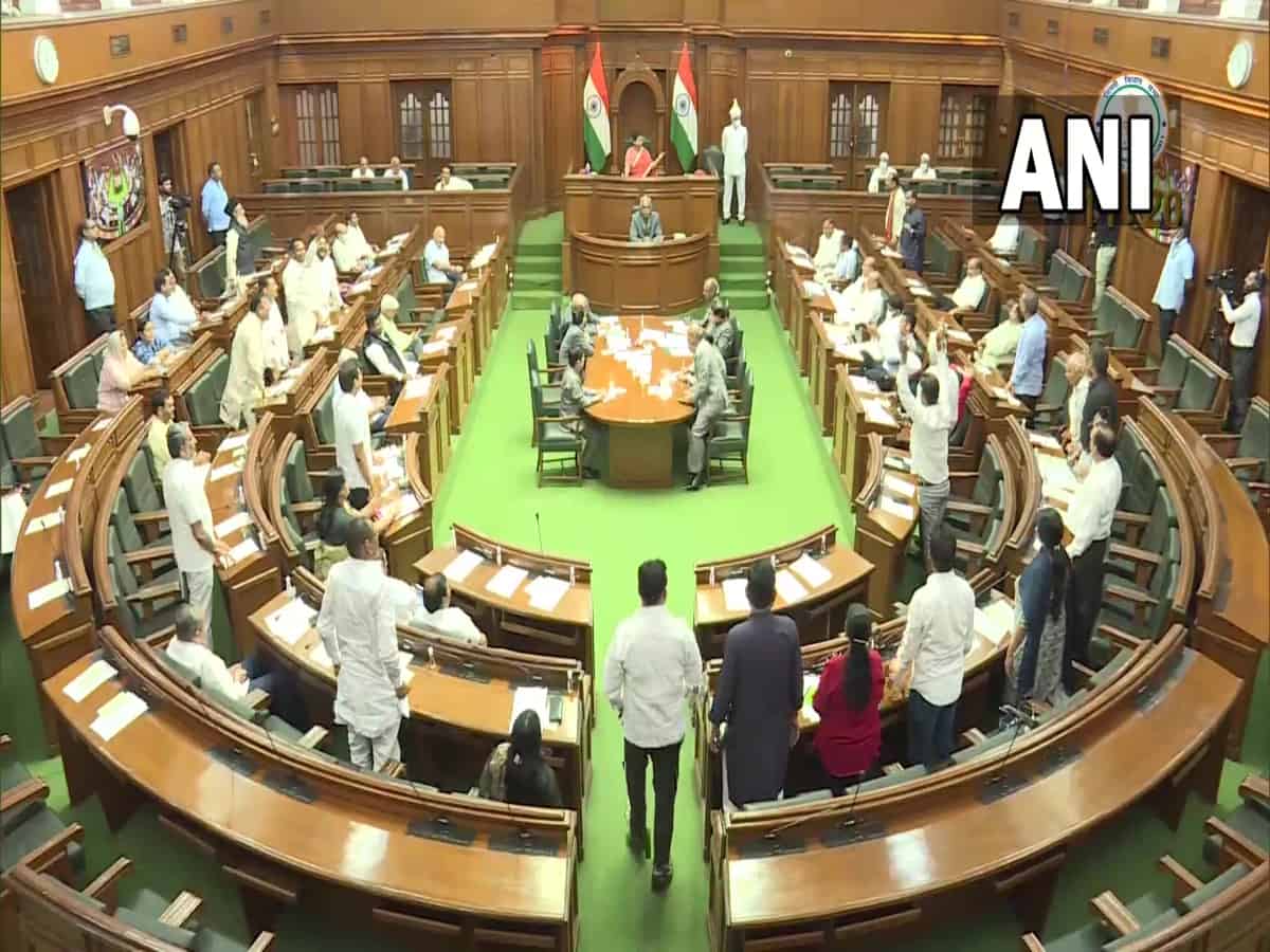 'Khokha-khokha' vs 'dhokha-dhokha': AAP, BJP fight it out in Delhi Assembly