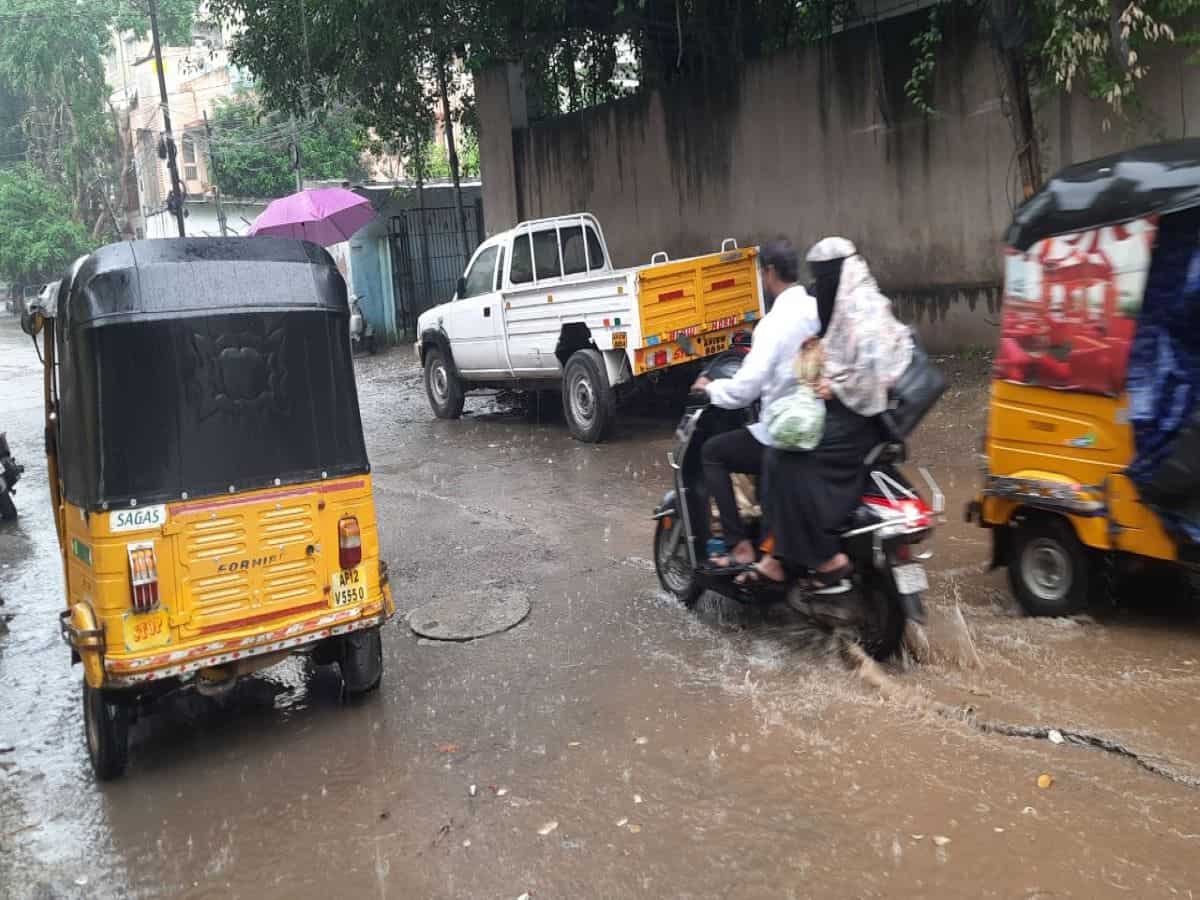 Heavy rains lash parts of Hyderabad