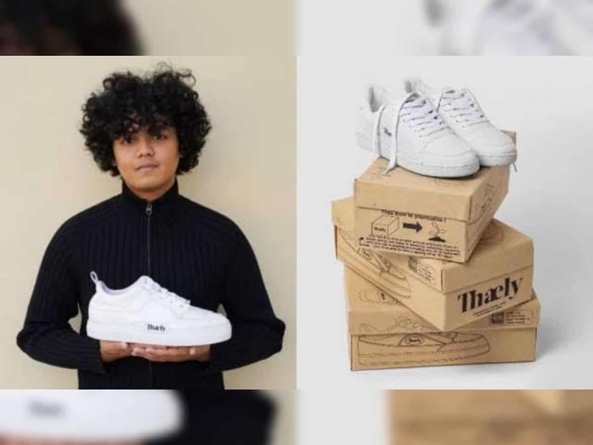 Mumbai: 23-year-old Dubai student turns plastic waste into sneakers