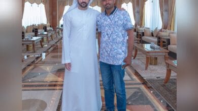 Sheikh Hamdan meets good man Abdul Ghafoor