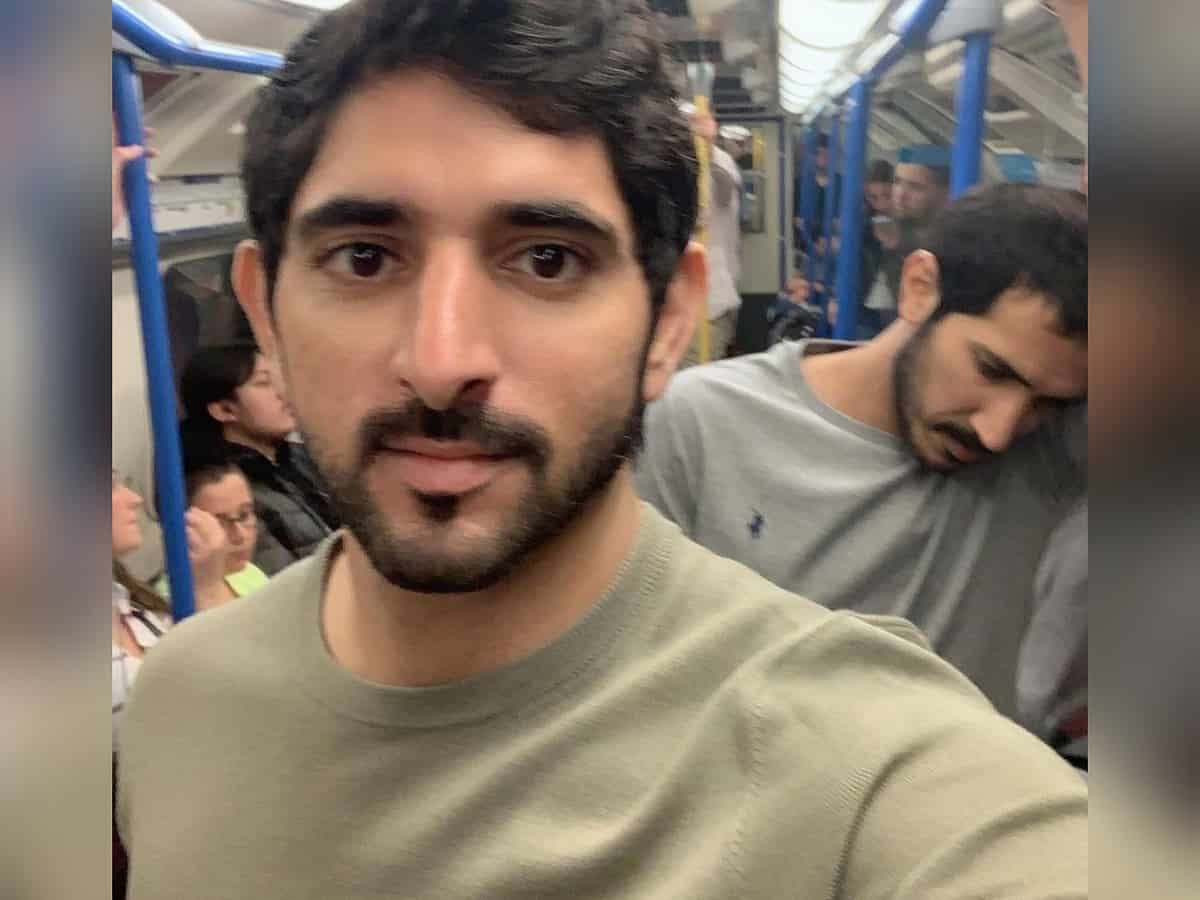 Look: Dubai Crown Prince goes unnoticed in London tube