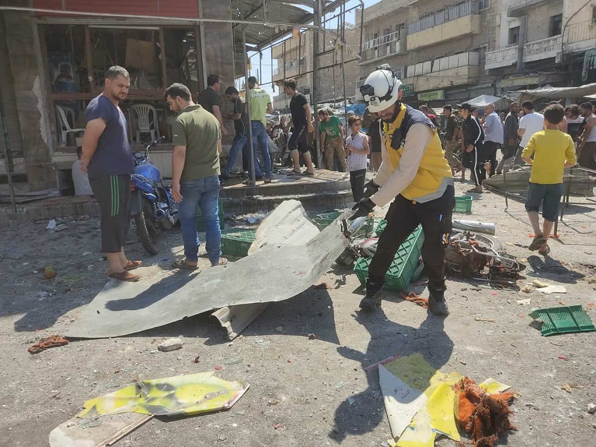 14 killed, 50 injured in market blast in north Syria
