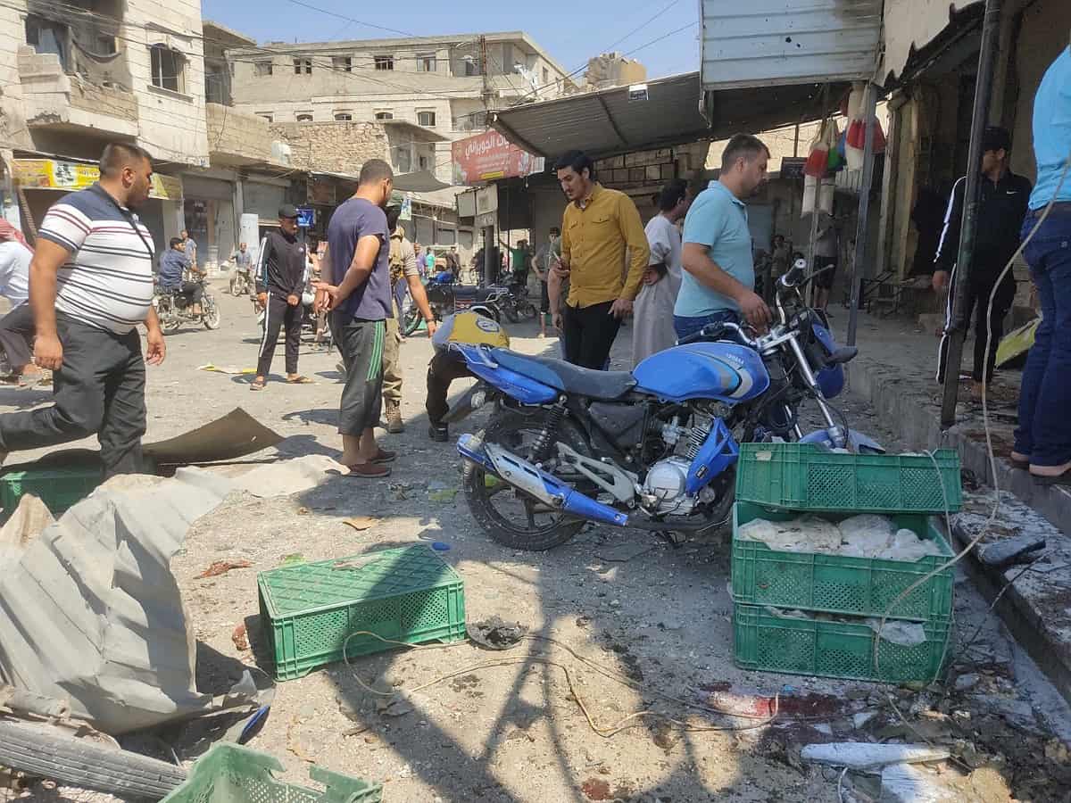 Death toll rises to 20 in market blast in Syria