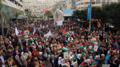 Hundreds of Palestinian prisoners start sit-in in yards of Israeli prisons