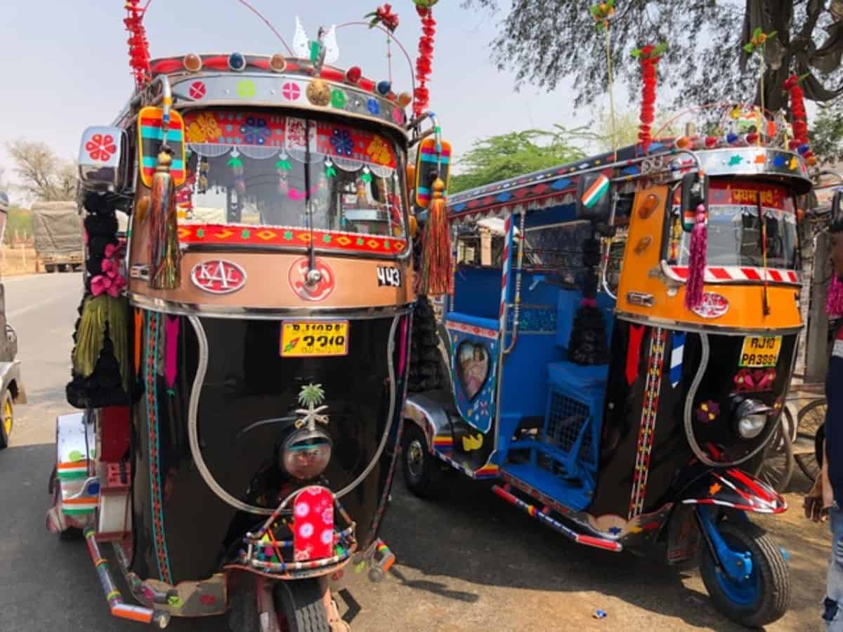 Tuktuk ride in Rajsthan
