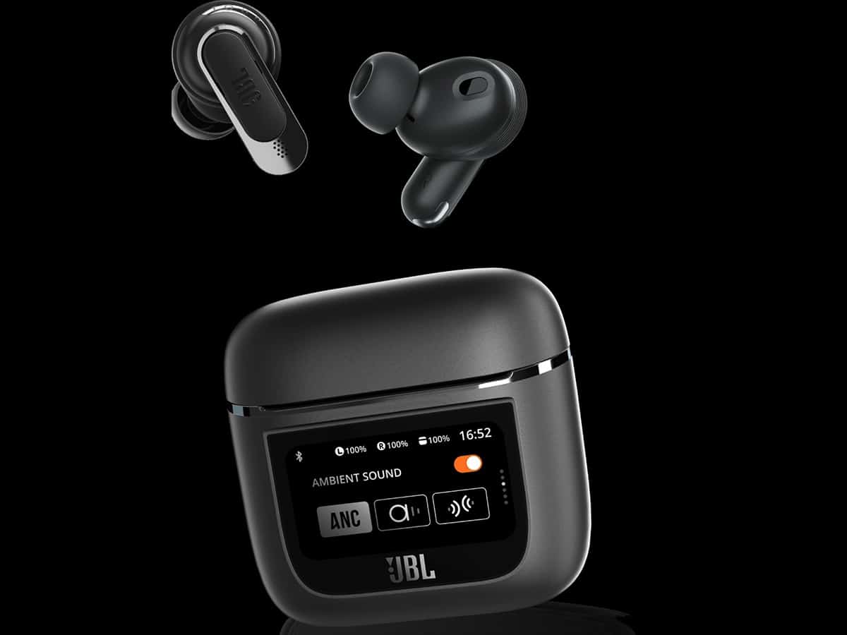 New JBL earbuds has world's 1st charging case with touchscreen