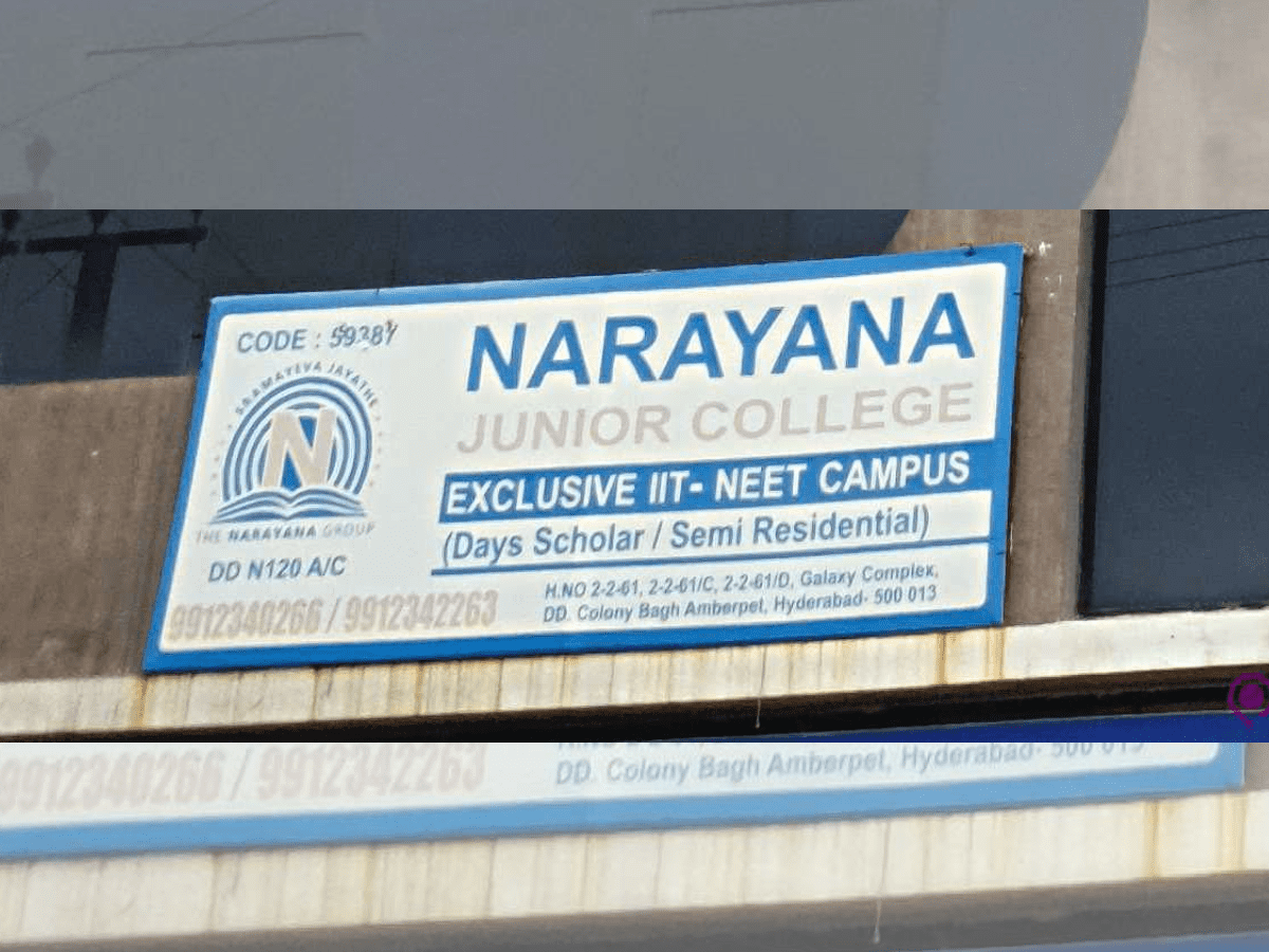 Hyderabad: Narayana college student, principal injured in suicide threat