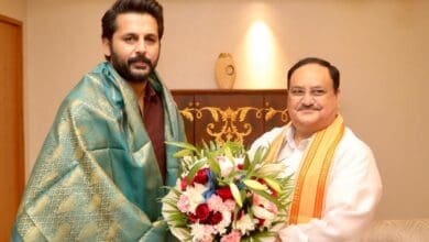 'Bheeshma' star Nithiin meets BJP chief JP Nadda