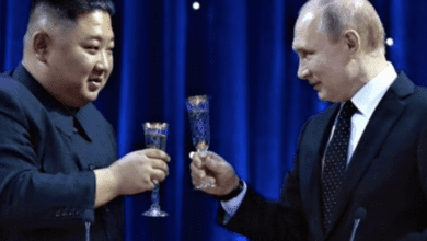 Russian President Vladimir Putin and North Korean leader Kim Jong-un