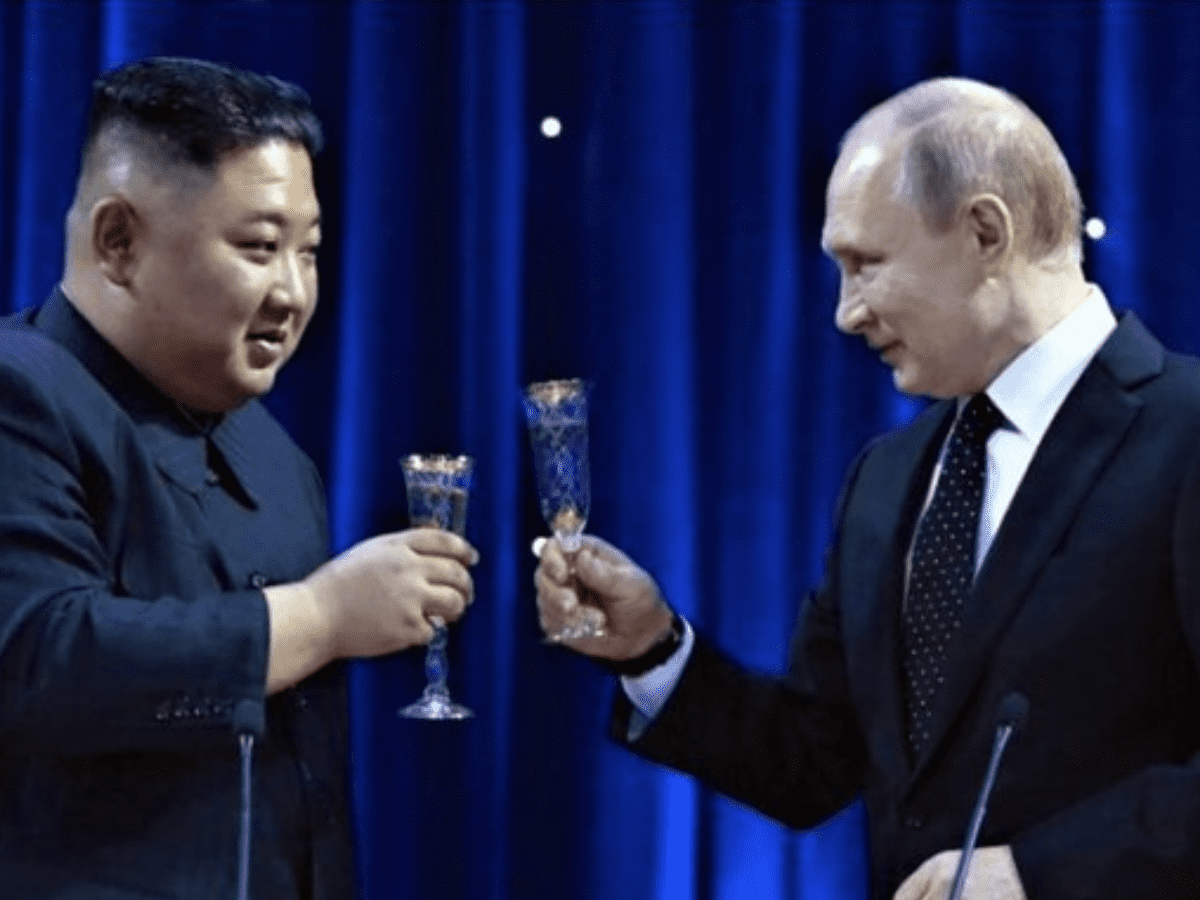 Russian President Vladimir Putin and North Korean leader Kim Jong-un