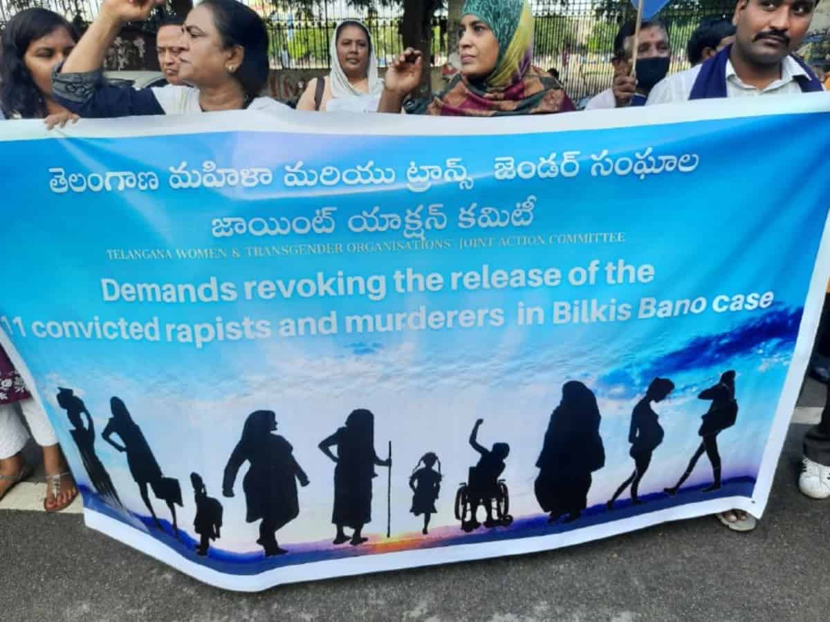 Hyderabad: Revoke release of Bilkis Bano's rapists, say activists