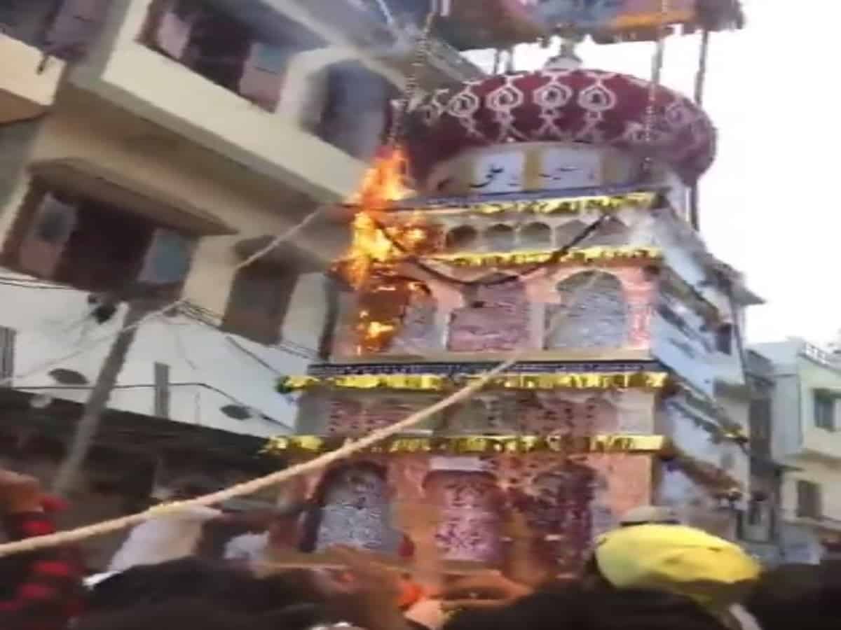 Udaipur: Hindus near slain Kanhaiya Lal's shop save Taziya from fire