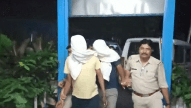 The BSF assistant sub-inspector and constable were arrested late on Friday night and handed over to West Bengal Police