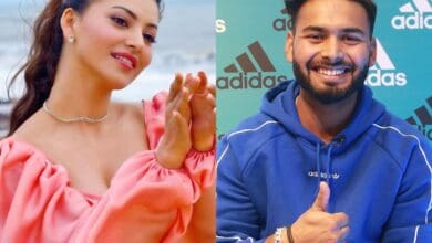 Urvashi Rautela reacts to Rishabh Pant's 'peecha choro' remark