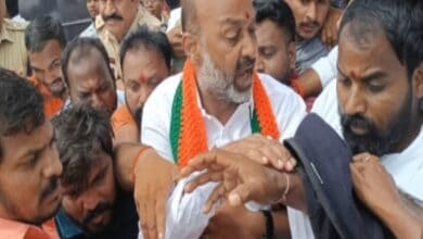 Telangana BJP chief placed under house arrest to foil march