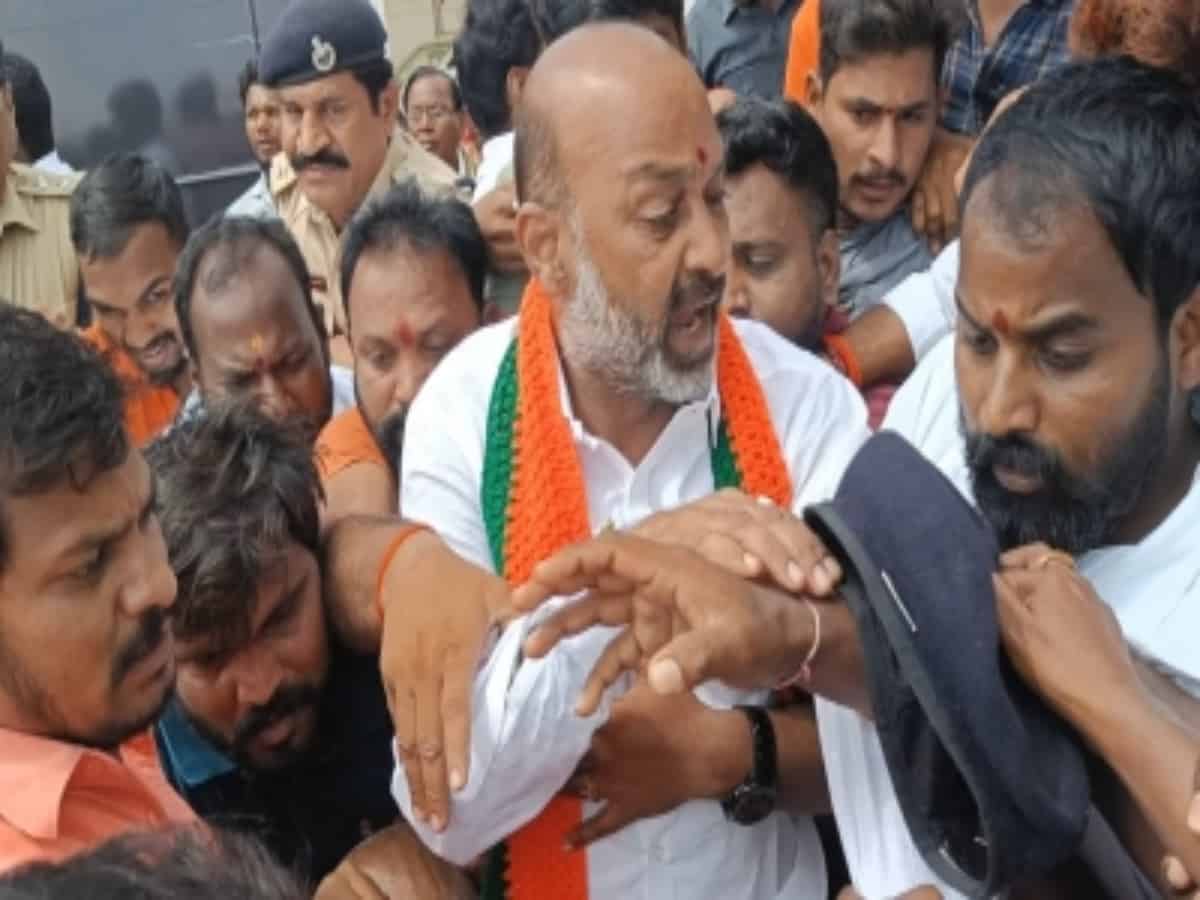 Telangana BJP chief placed under house arrest to foil march