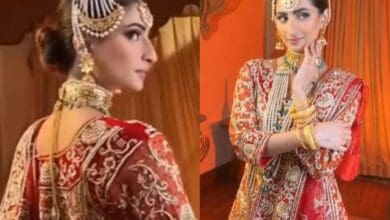 Palak Tiwari turns Hyderabadi bride in Khada Dupatta [Video]