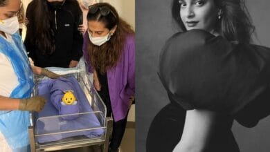 Rhea Kapoor shares first glimpse of Sonam, Anand Ahuja's son