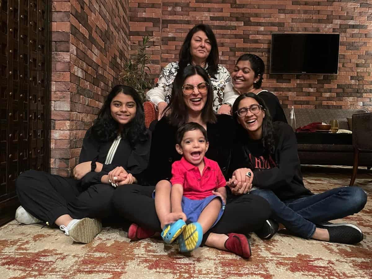 Sushmita Sen celebrates her godson's birthday with family