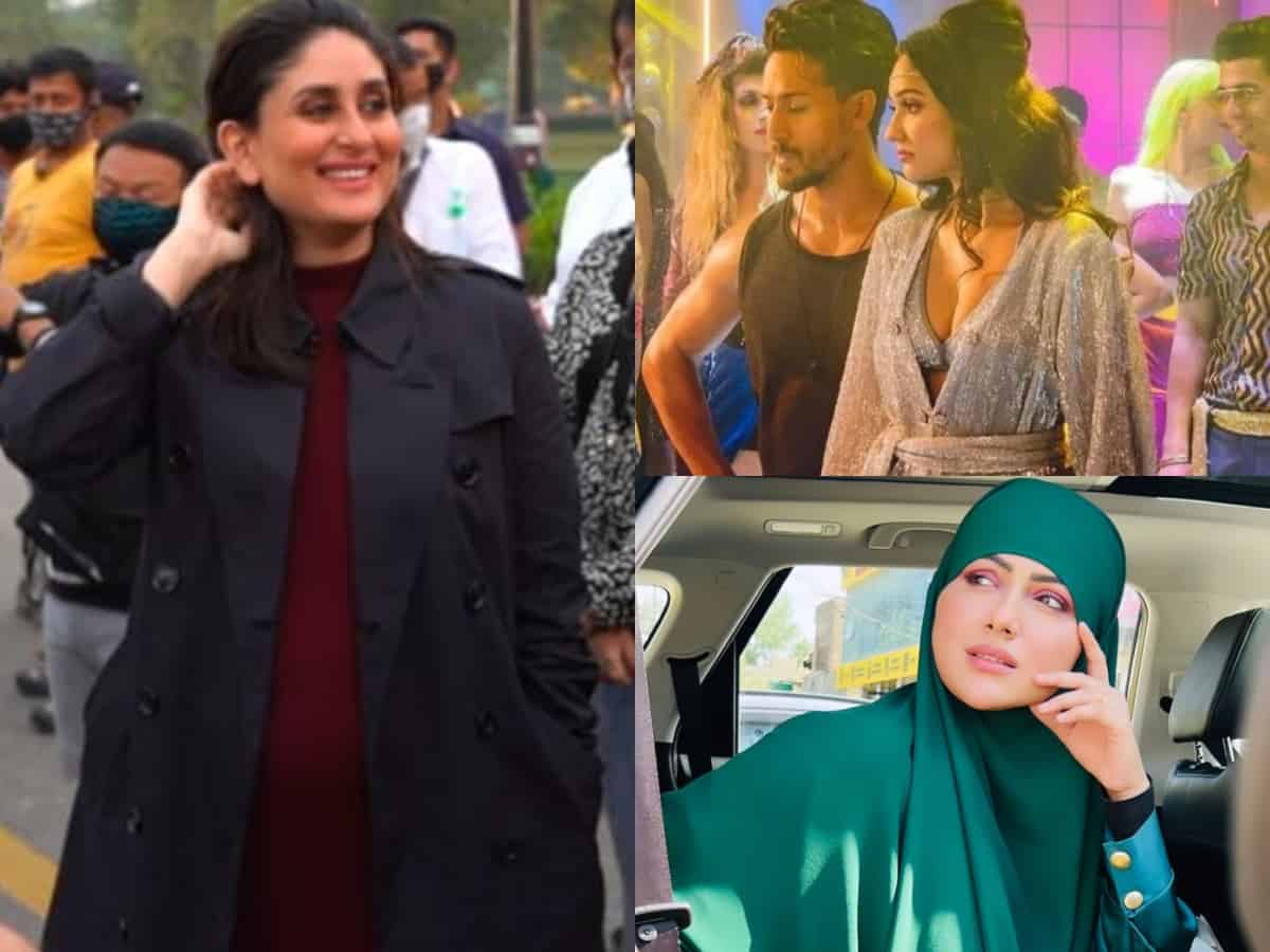 Trending pics: Kareena flaunts baby bump, Salman in Vishakhapatnam, Tiger Shroff's GF & more