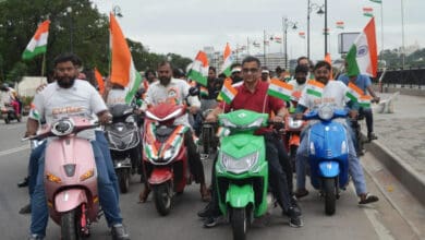 Rally in Hyderabad to spread awareness about electric vehicles