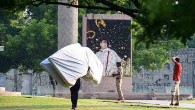 Preparations at Rajiv Gandhi Memorial in Sriperumbudur