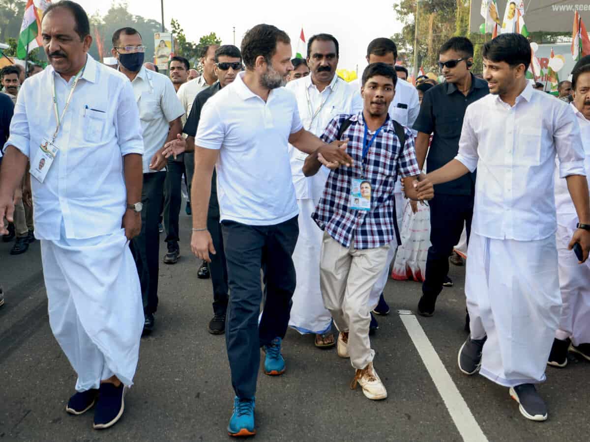 Rahul Gandhi's Bharat Jodo Yatra enters 4th day in Telangana