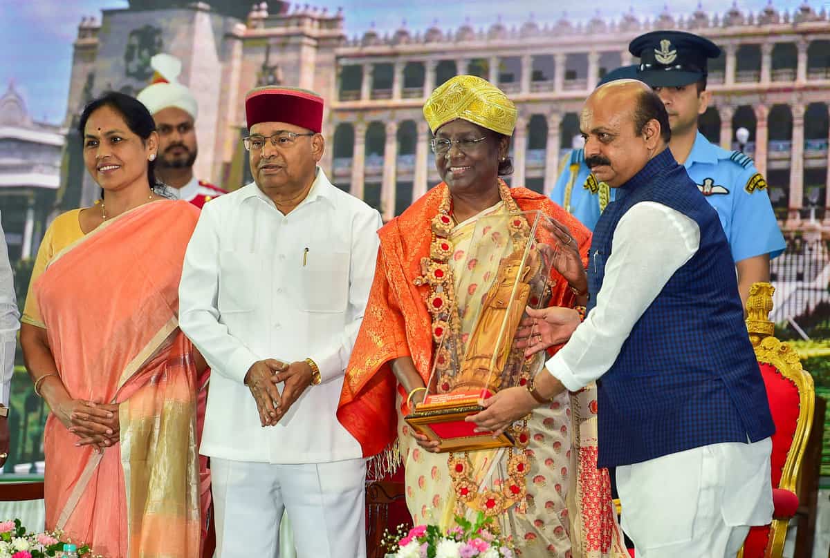 President Droupadi Murmu in Bengaluru