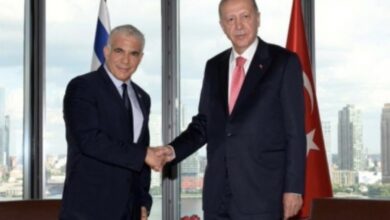 Israeli, Turkish leaders meet for 1st time since 2008