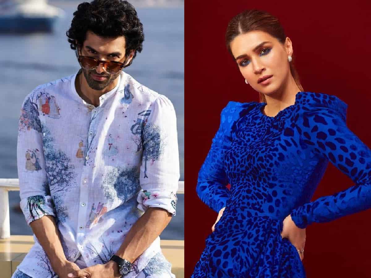 Is something cooking between Kriti Sanon and Aditya Roy Kapur?