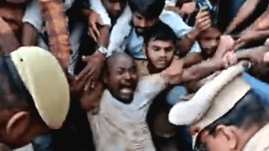 Hyderabad: DYFI hold a sit-in protest at Pragati Bhavan