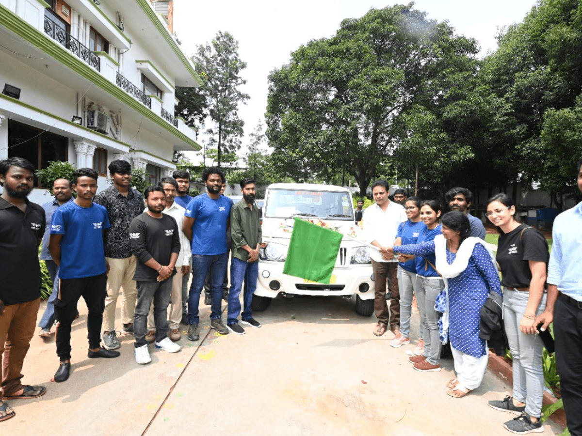 Bolero vehicle to the Animal Warriors Society members