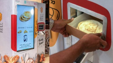 Dubai offers free freshly-baked bread for the needy through vending machines