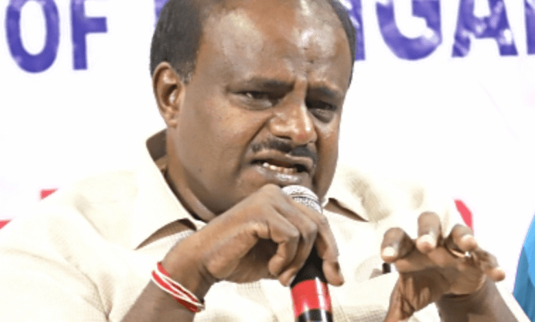 Former Chief Minister H.D. Kumaraswamy