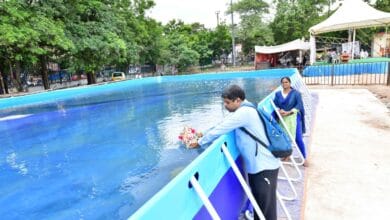 GHMC sets portable ponds for Ganesh immersion at 72 locations