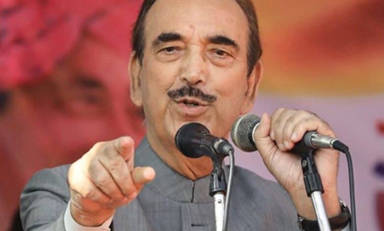 Statehood should be restored to J&K soon: Ghulam Nabi Azad