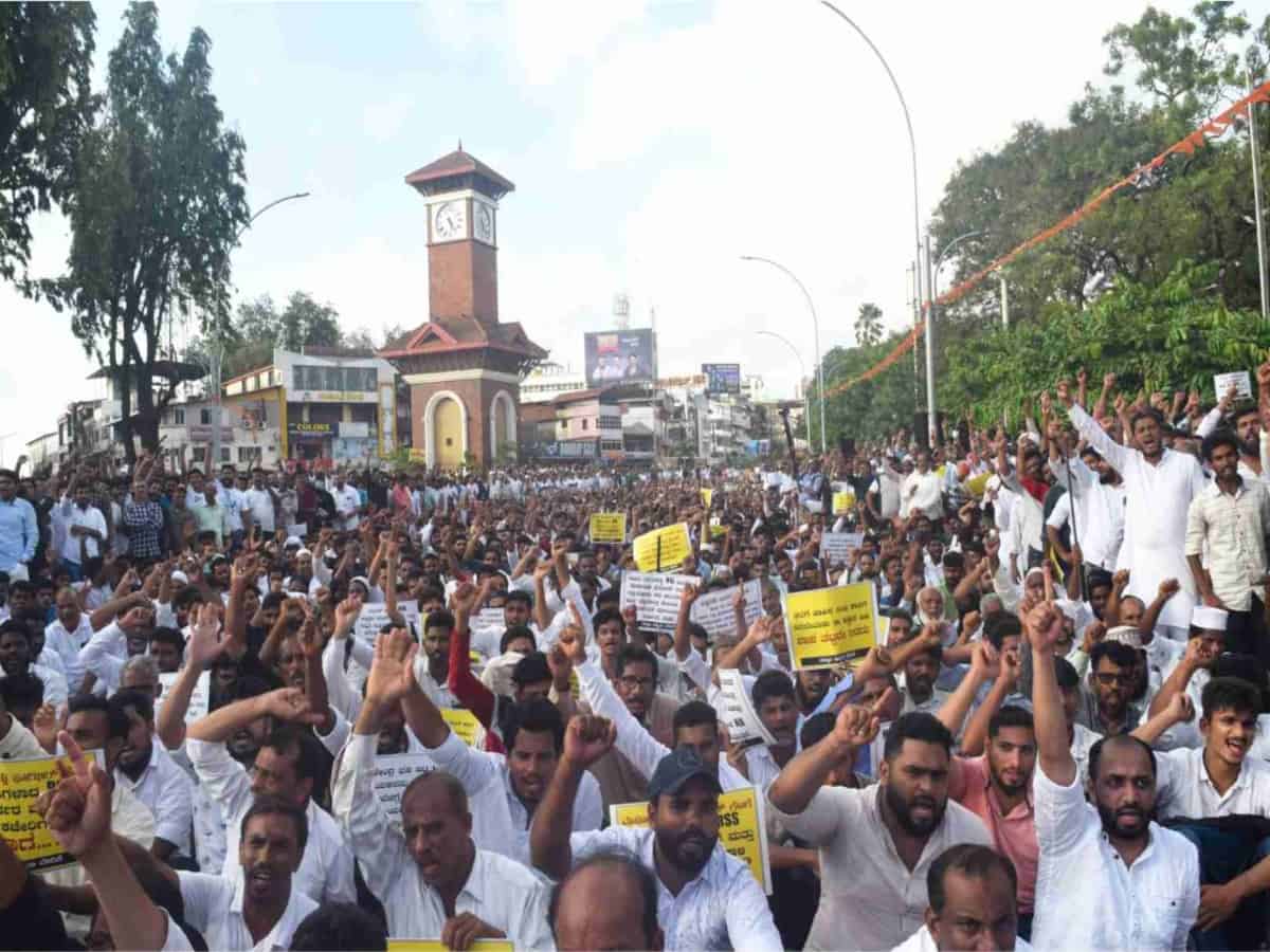 Justice for Masud and Fazil; Massive Protest in Mangalore