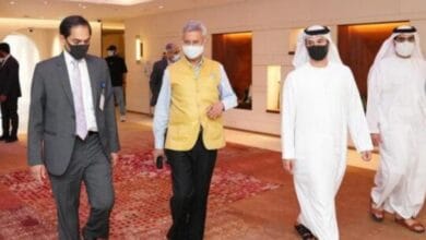 Indian minister Jaishankar in UAE on 3-day visit