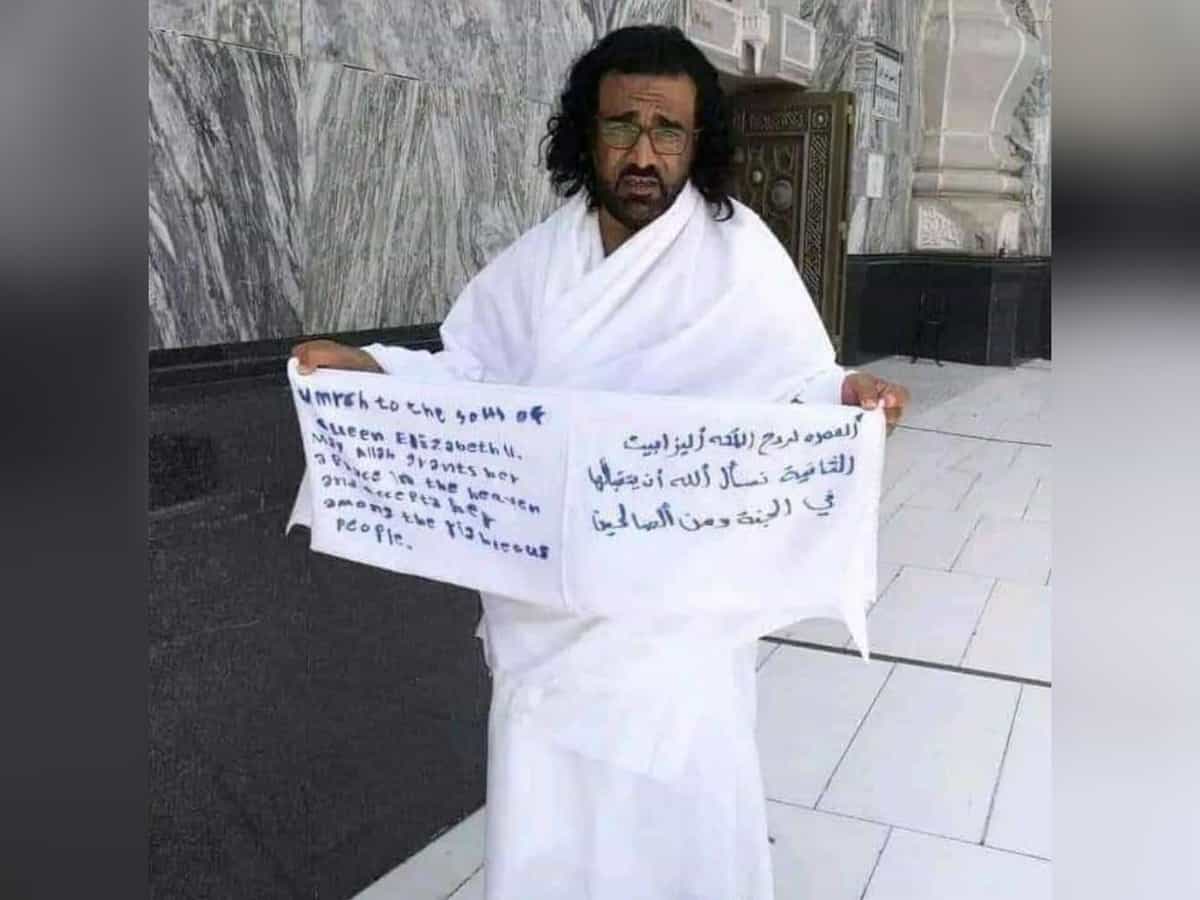 Saudi: Man does Umrah 'for the soul of Queen Elizabeth', arrested