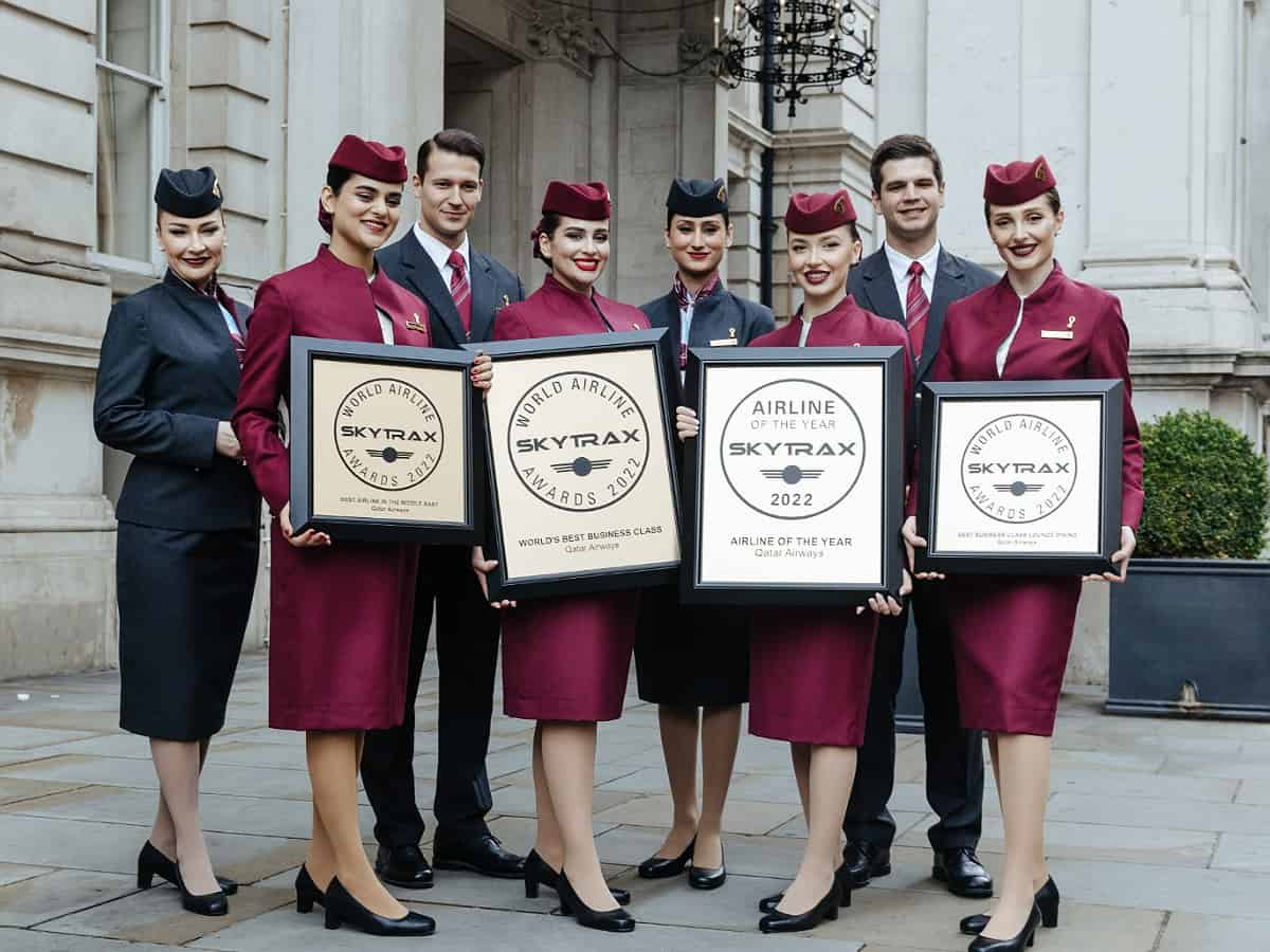 Qatar Airways ranks world`s best airline for the 7th time