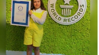 10-year-old Indian girl creates world records in paper banger