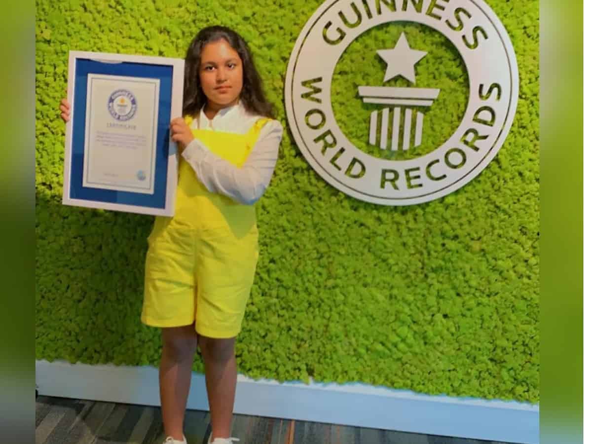 10-year-old Indian girl creates world records in paper banger