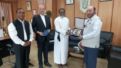 German delegation visits MANUU; meets VC Ainual Hasan