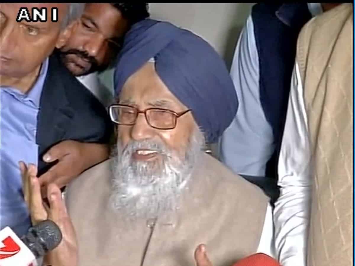 Shiromani Akali Dal patriarch Parkash Singh Badal hospitalised