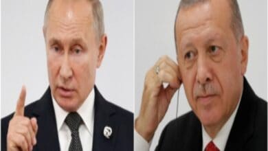 Putin, Erdogan discuss bilateral ties, Ukraine over phone