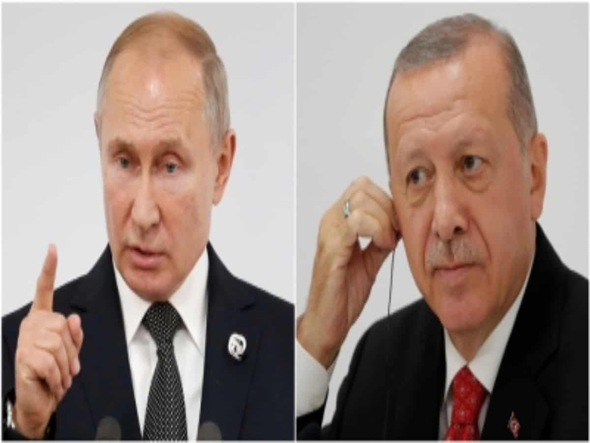 Putin, Erdogan discuss bilateral ties, Ukraine over phone