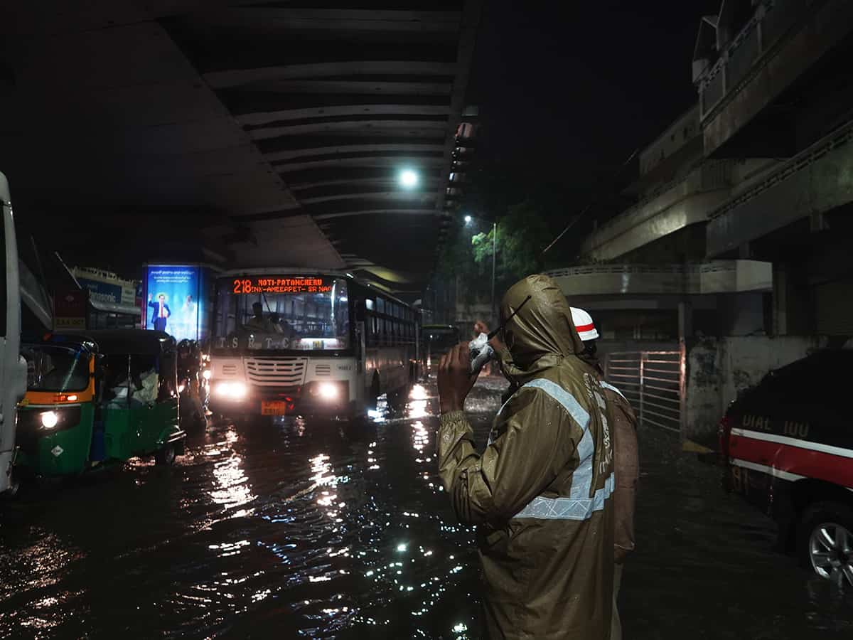 Rains in Hyderabad