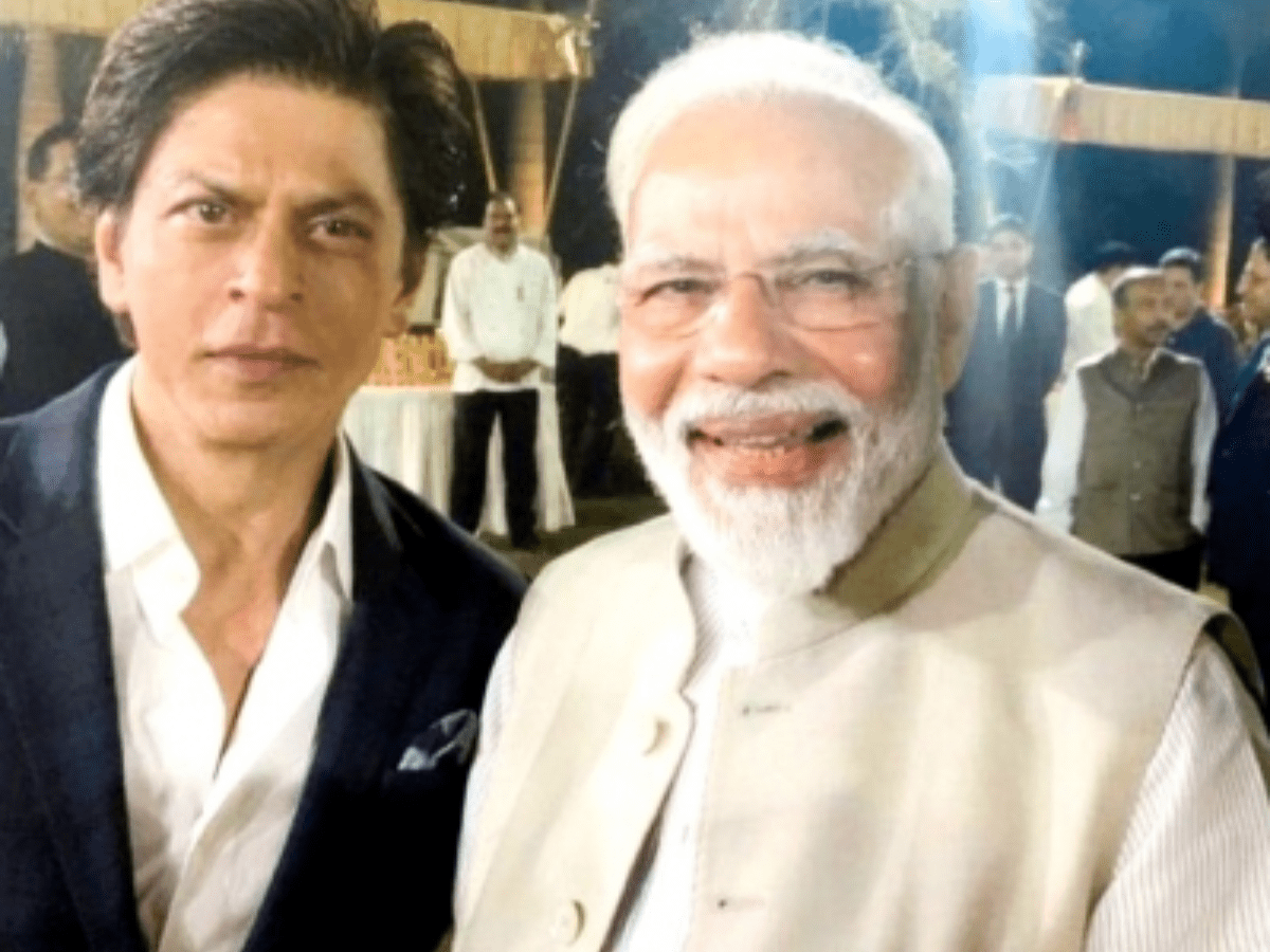 Shah Rukh Khan and Prime Minister Narendra Modi