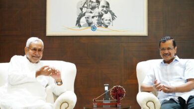 Bihar CM Nitish Kumar meets Arvind Kejriwal in Delhi