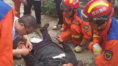 China's Sichuan quake: Man trapped in mountains rescued after 17 days